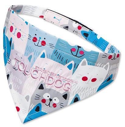 Touchdog ®'Head-Popper' Fashion Designer Printed Hook-and-Loop Dog Bandana - BIG FRENCHIES
