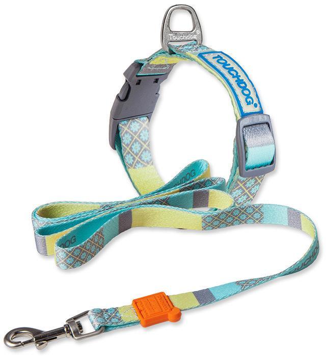 Touchdog ®'Trendzy' 2-in-1 Matching Fashion Designer Printed Dog Leash and Collar - BIG FRENCHIES