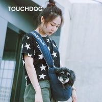 Touchdog 'Toga Bark' Over-The-Shoulder Hands-Free Pet Carrier - BIG FRENCHIES