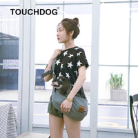 Touchdog 'Toga Bark' Over-The-Shoulder Hands-Free Pet Carrier - BIG FRENCHIES