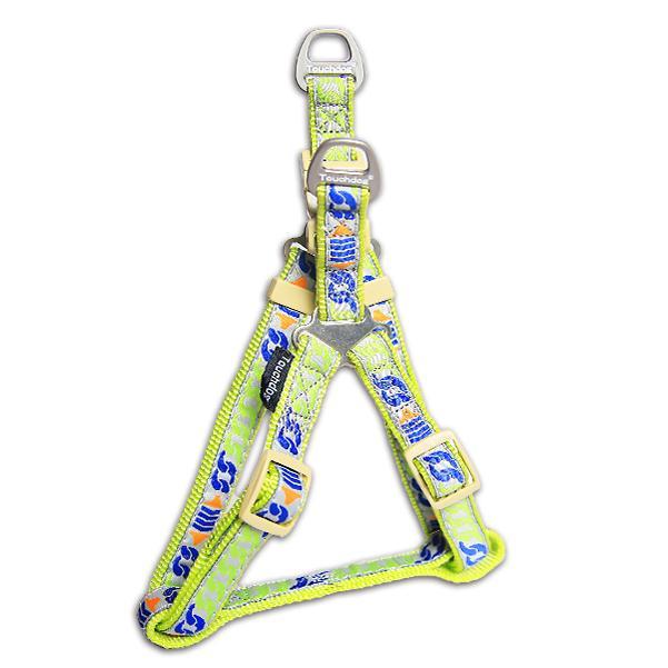 Touchdog Tough Stitched Durable Embroidered Leash and Harness - Yellow - BIG FRENCHIES