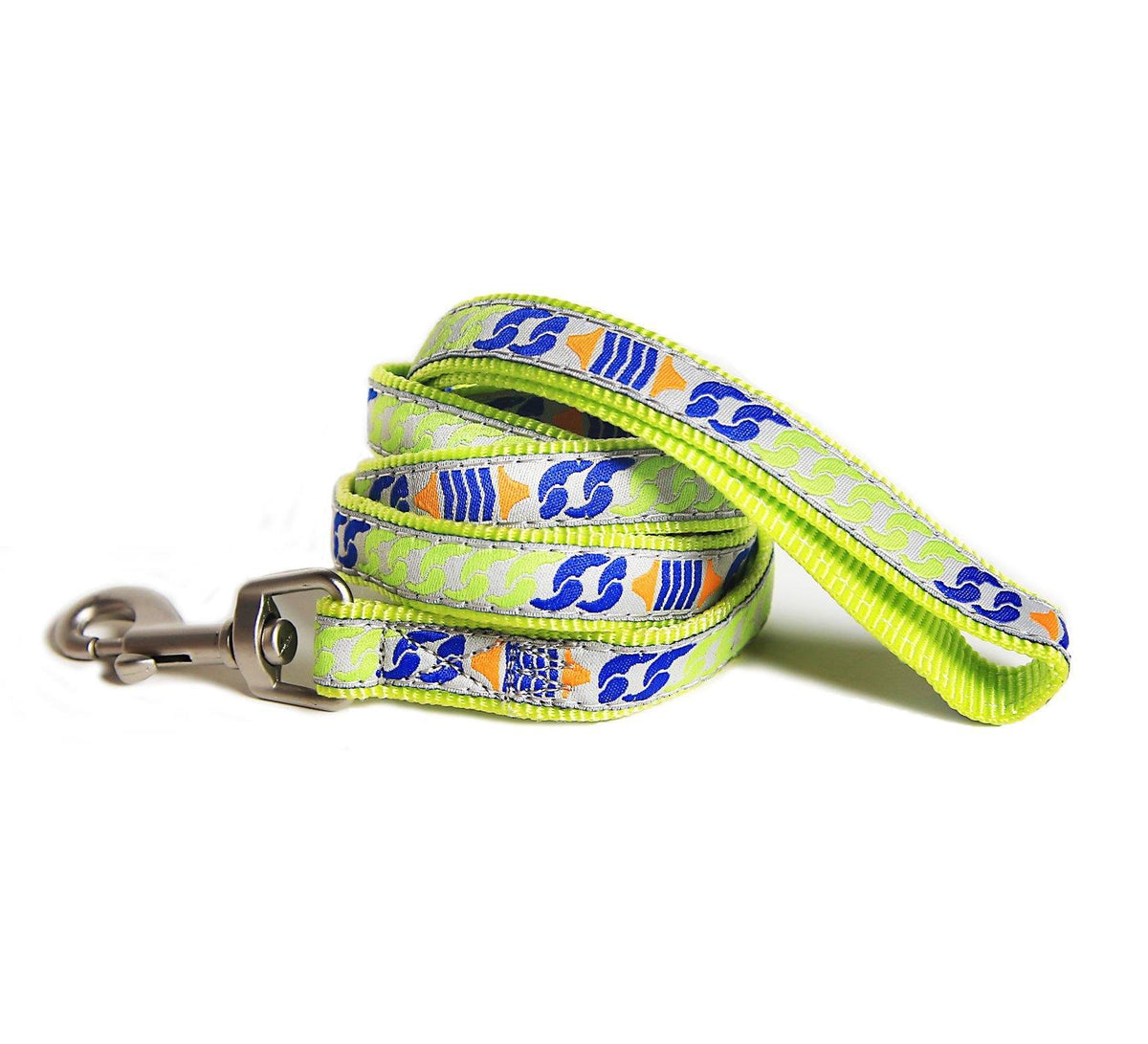 Touchdog Tough Stitched Durable Embroidered Leash and Harness - Yellow - BIG FRENCHIES