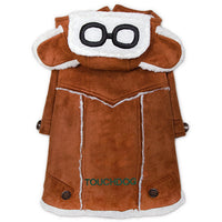 Touchdog 'Tuskegee' Aero-Vintage Designer Fashion Winter Dog Coat - BIG FRENCHIES