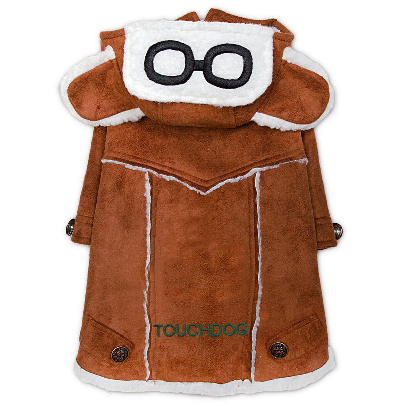 Touchdog 'Tuskegee' Aero-Vintage Designer Fashion Winter Dog Coat - BIG FRENCHIES