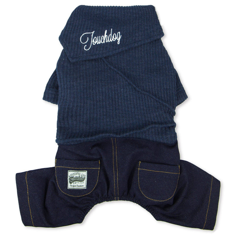 Touchdog Vogue Neck-Wrap Full Body Fashion Dog Sweater Outfit - BIG FRENCHIES