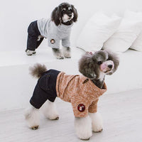 Touchdog Vogue Neck-Wrap Full Body Fashion Dog Sweater Outfit - BIG FRENCHIES