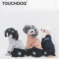 Touchdog Vogue Neck-Wrap Full Body Fashion Dog Sweater Outfit - BIG FRENCHIES