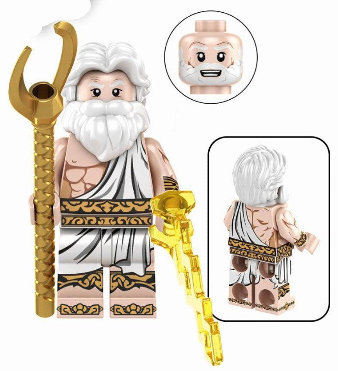 Greek Thunder God Custom Minifig