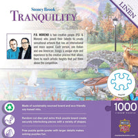 Tranquility - Stoney Brook Cottage 1000 Piece Jigsaw Puzzle by Masterpieces Puzzles - BIG FRENCHIES