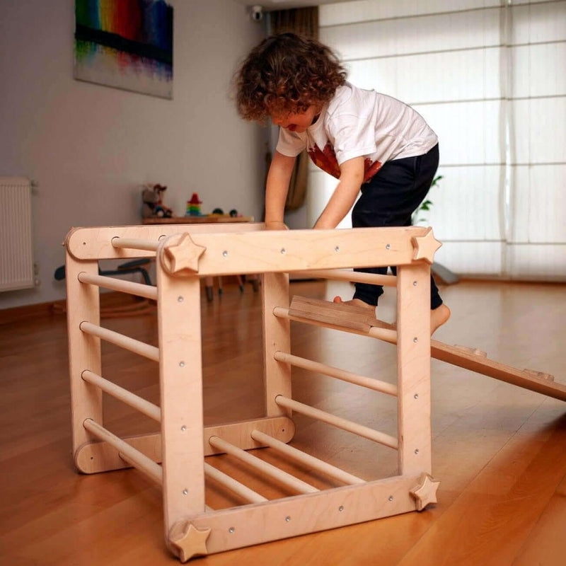 Montessori Climbing Triangle Cube with Reversible Ramp - BIG FRENCHIES