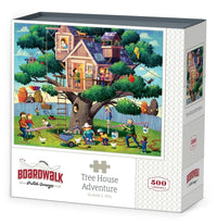 Tree House Adventure 500 Piece Jigsaw Puzzle by Boardwalk - BIG FRENCHIES