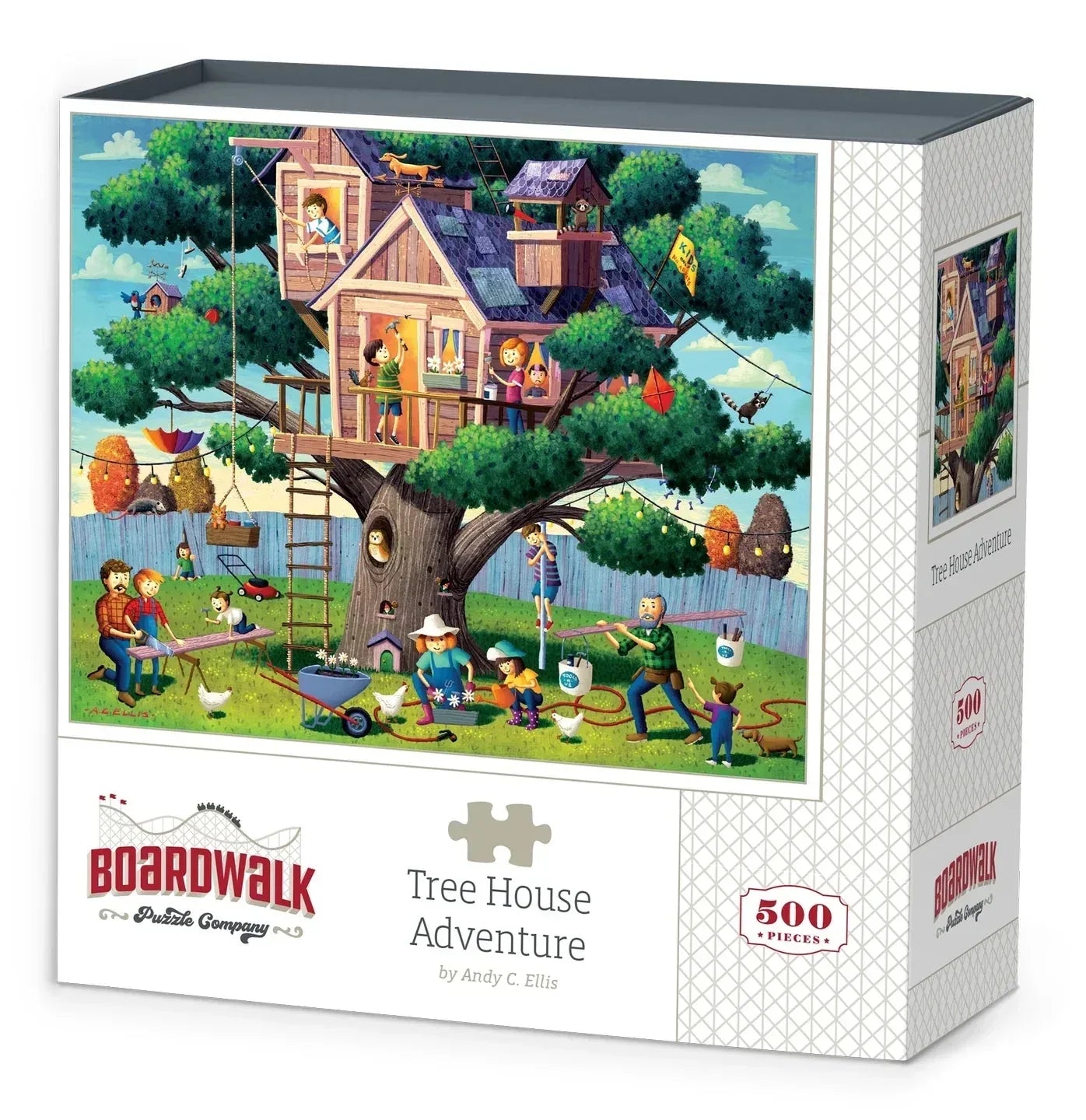 Tree House Adventure 500 Piece Jigsaw Puzzle by Boardwalk - BIG FRENCHIES