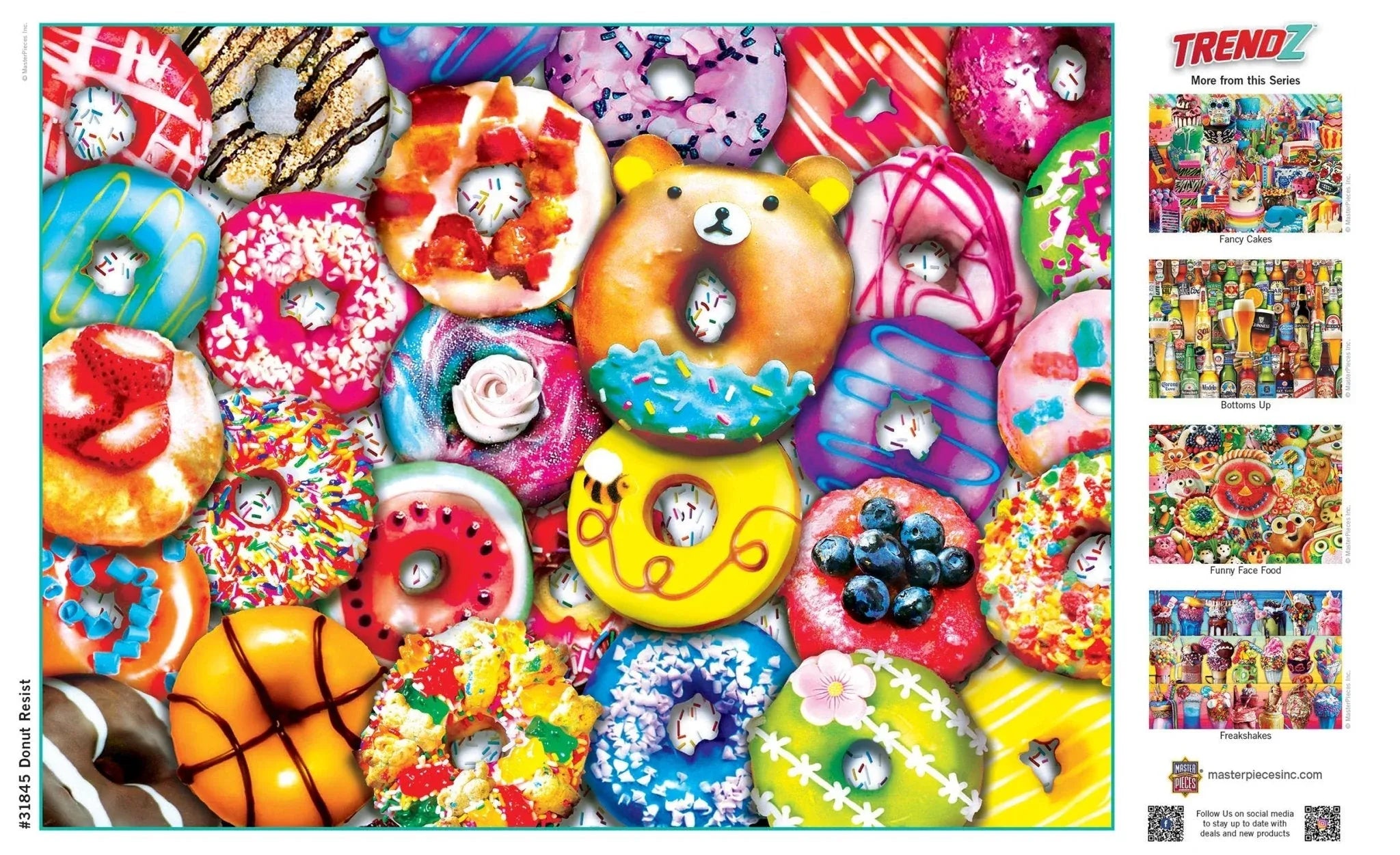 Trendz - Donut Resist 300 Piece EZ Grip Puzzle by Masterpieces Puzzles - BIG FRENCHIES