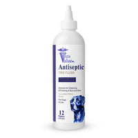 Veterinary Ear Flush for Dogs and Cats 8oz- Clear Therapy Cleaner Alcohol-Free, Itch-Relief Yeast Infections, Supports Healthy Canals - Optimized Solution Dog Washing, White/Clear