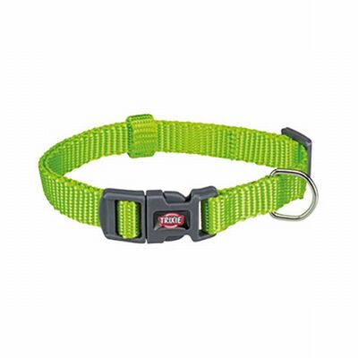 Trixie Premium Adjustable Dog Collar Green XXS-XS 15-25cm