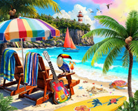 Tropical Paradise 1000 Piece Jigsaw Puzzle | Springbok Puzzles - BIG FRENCHIES