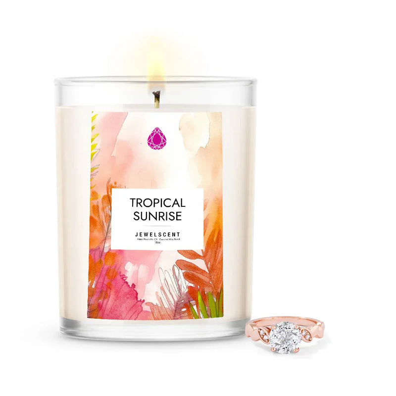 Tropical Sunrise 18oz Home Jewelry Candle - BIG FRENCHIES