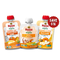 Tropical Bundle: Yogurt with Mango, Carrot Cat, Banana Llama