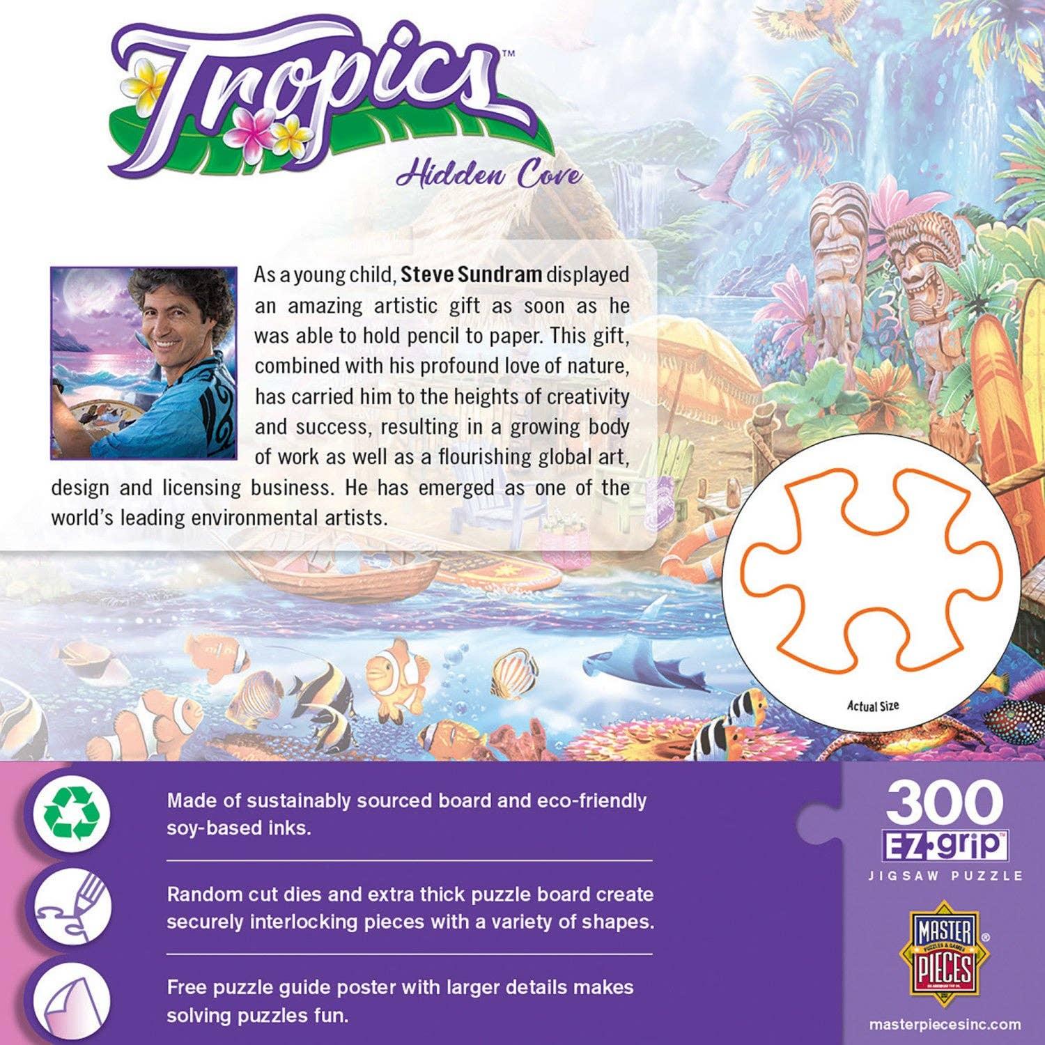 Tropics - Hidden Cove 300 Piece Jigsaw Puzzle by Masterpieces Puzzles - BIG FRENCHIES