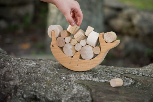 Wooden Dolphin Balancing toy