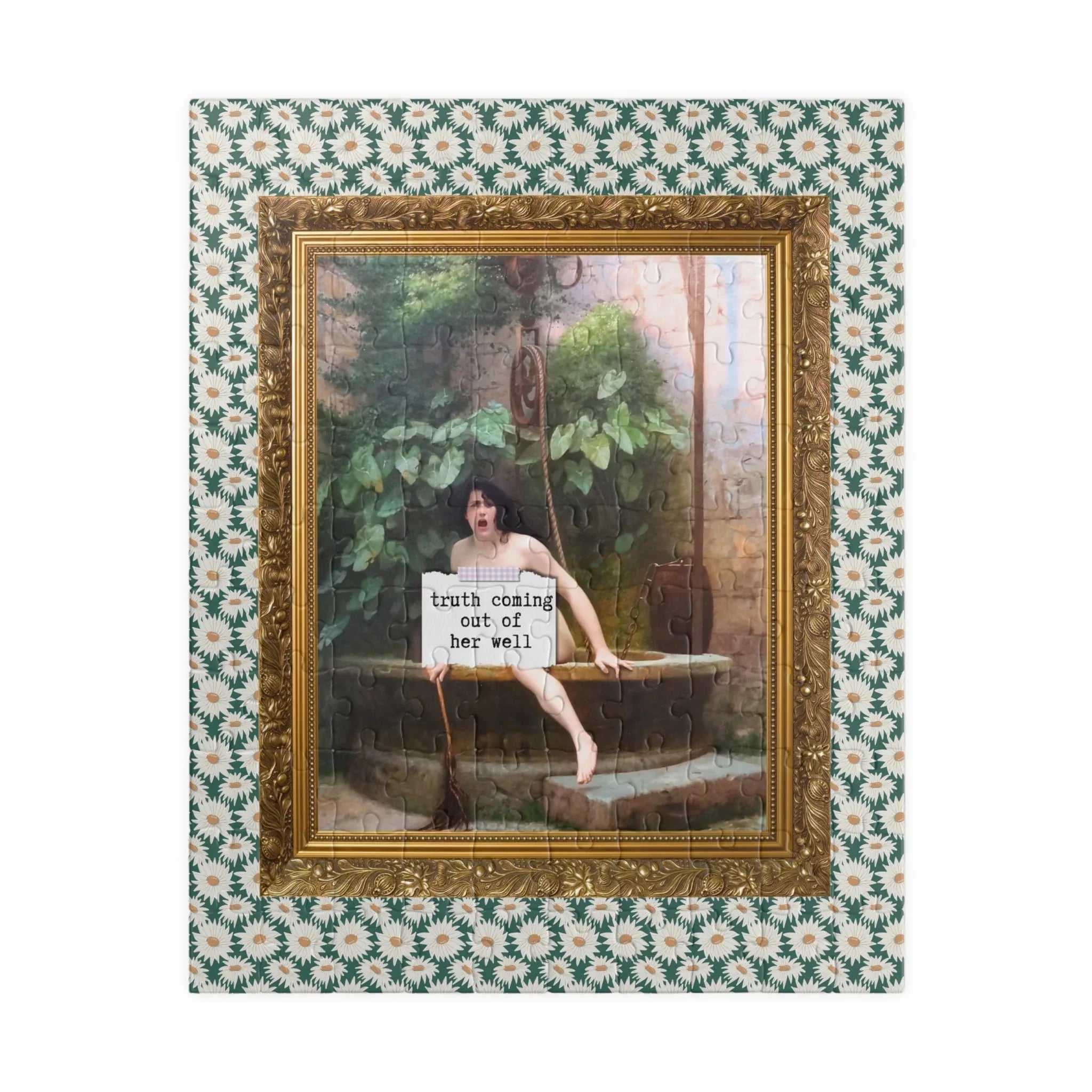 Truth Coming Out of Her Well by Jean-Leon Gerome Puzzle - BIG FRENCHIES