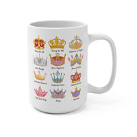 Tudor History Mug with Crowns - BIG FRENCHIES