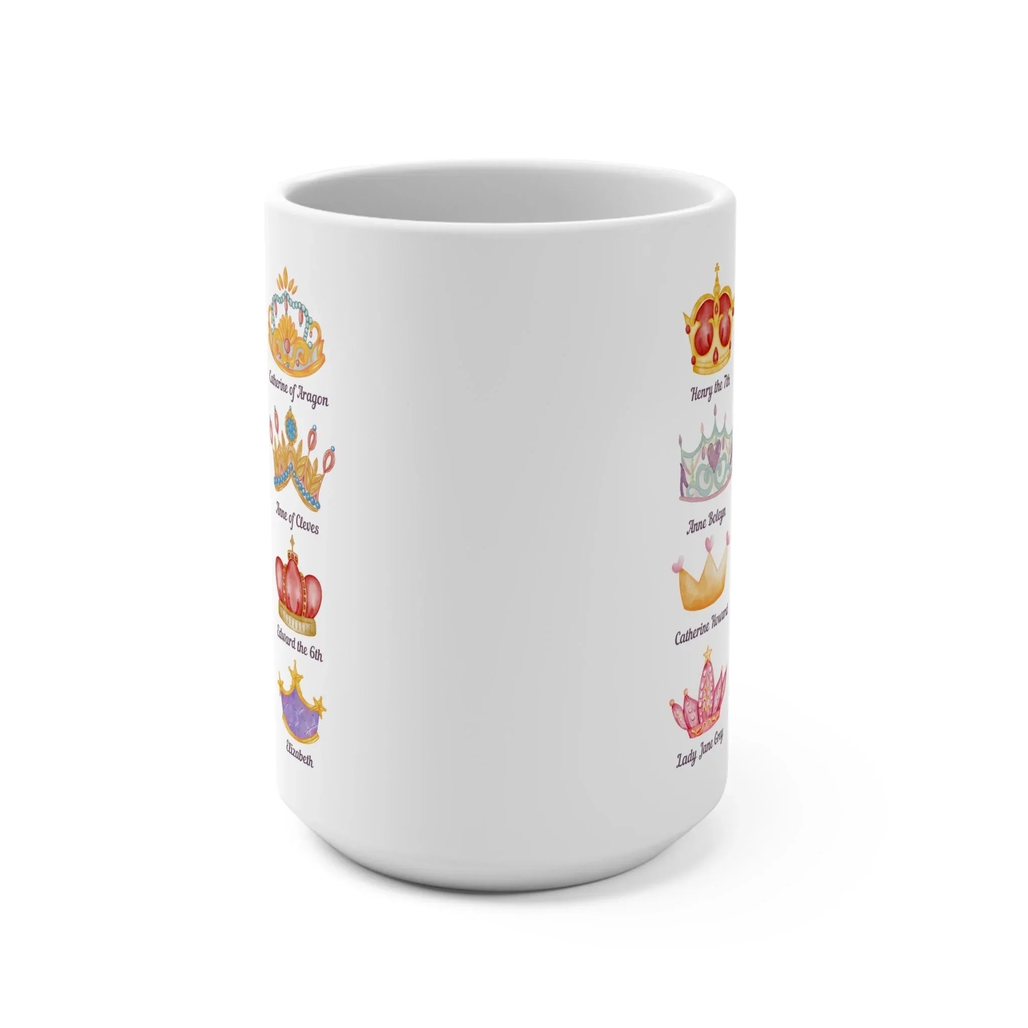 Tudor History Mug with Crowns - BIG FRENCHIES