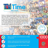 TV Time - 2000's Shows 1000 Piece Jigsaw Puzzle by Masterpieces - BIG FRENCHIES
