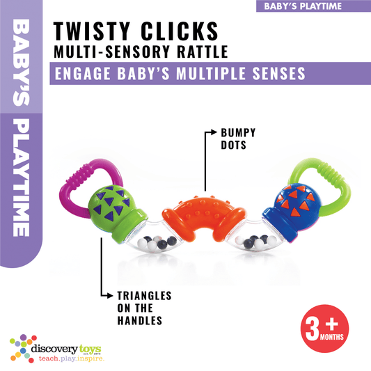 TWISTY CLICKS Infant Sensory Toy