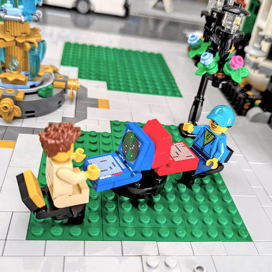 Brick Ships Game - Battle - Custom Printed Building Set - Made Using LEGO® Parts