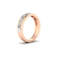 Two Tone Male Wedding Band