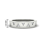 Two Tone Male Wedding Band
