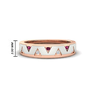 Two Tone Male Wedding Band