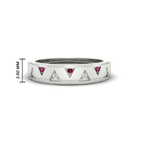 Two Tone Male Wedding Band