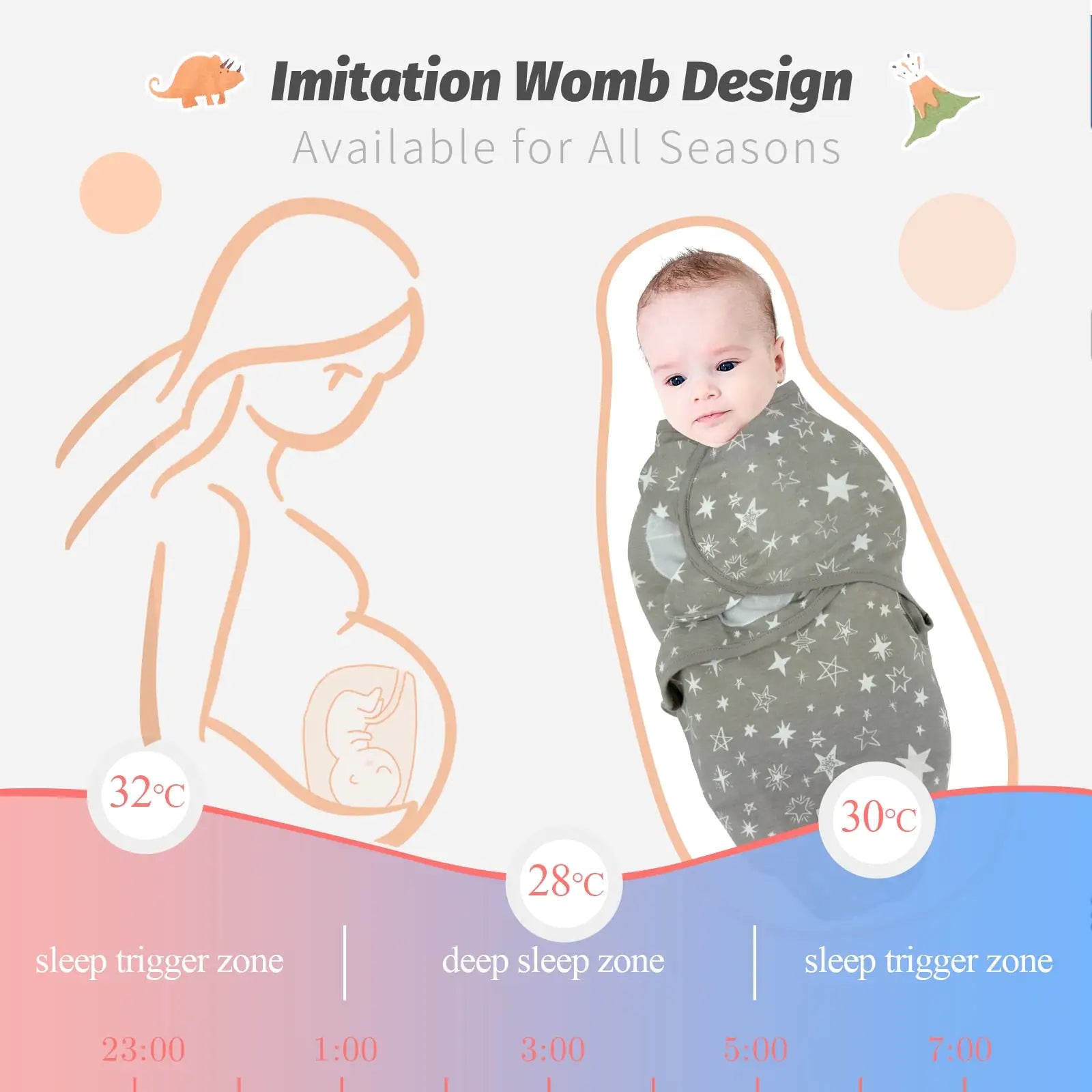 Sweet Dream Baby Swaddle - # BAGE41210022