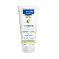 Mustela Nourishing Body Lotion for Newborns - Cold Cream, 96% Natural Ingredients, Dermatologically Tested - 6.76 fl oz