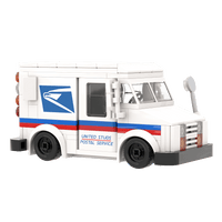 United Studs Postal Service Mail Delivery Truck - Custom Set - Made Using LEGO® Parts