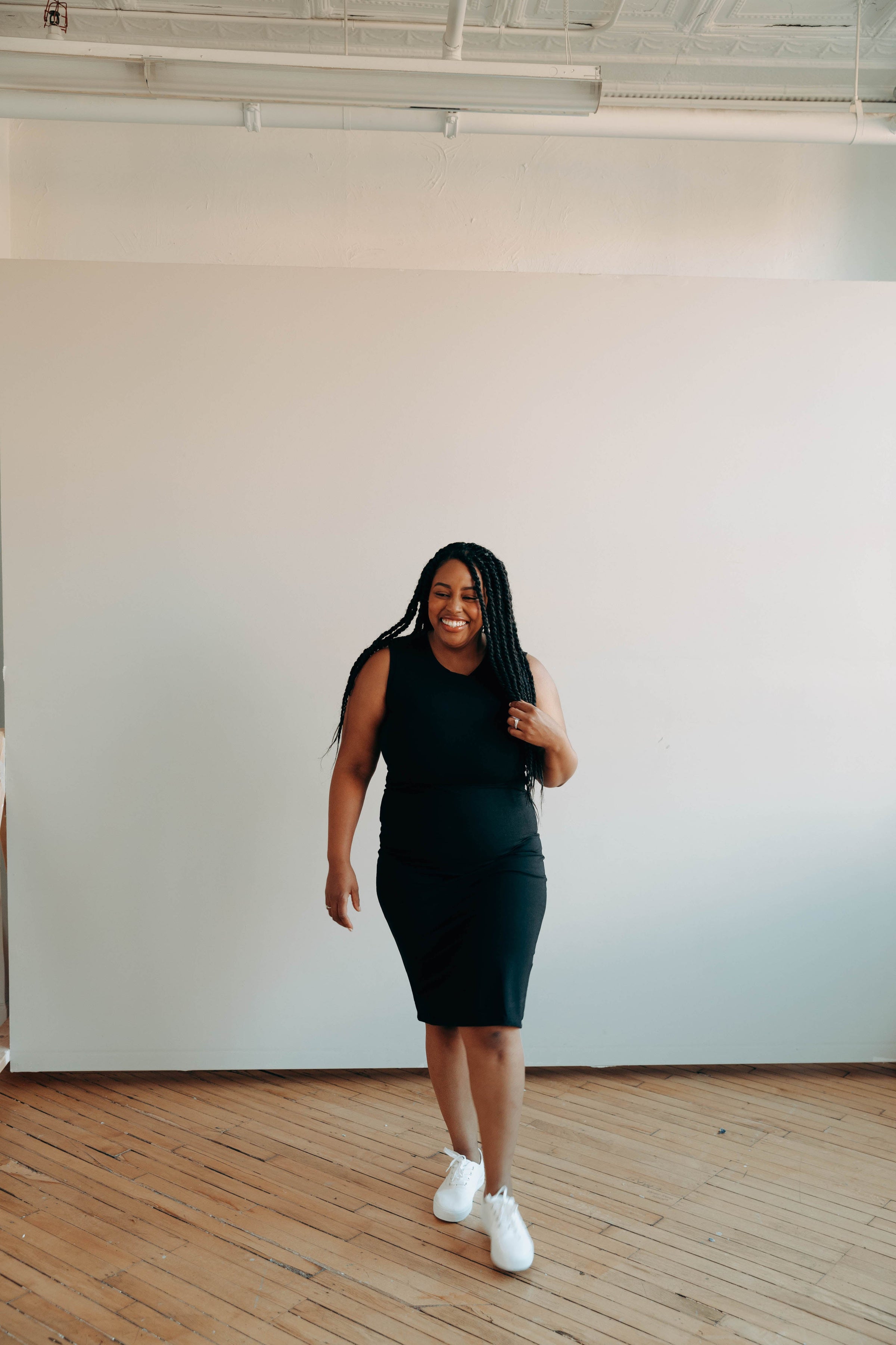 Little Breastfeeding Dress - Black