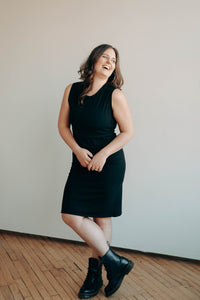 Little Breastfeeding Dress - Black