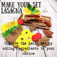 Lasagna felt, make your set - BIG FRENCHIES