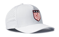 USA Shield Performance 5-Panel Hat  |   America Flexfit Hat Snapback