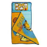 Garfield Forever Friends Toddler Nap Mat - Includes Attached Pillow and Fleece Blanket - BIG FRENCHIES