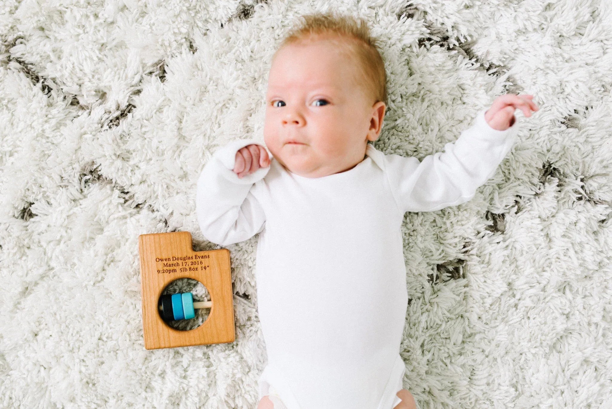 Utah State Wooden Baby Rattle™ - BIG FRENCHIES