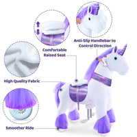 Model U® Unicorn Ride-On Toy Age 3–4 – Purple