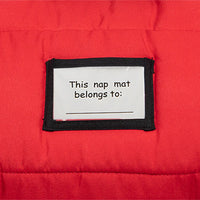 Construction Toddler Nap Mat - Includes Removable Pillow and Attached Fleece Blanket - BIG FRENCHIES
