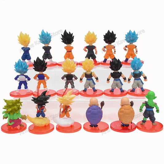 18pcs/Set Dragon Ball Z Figure Collectable Model Doll Toys Kids Gifts - # BOT&G522610001 - BIG FRENCHIES