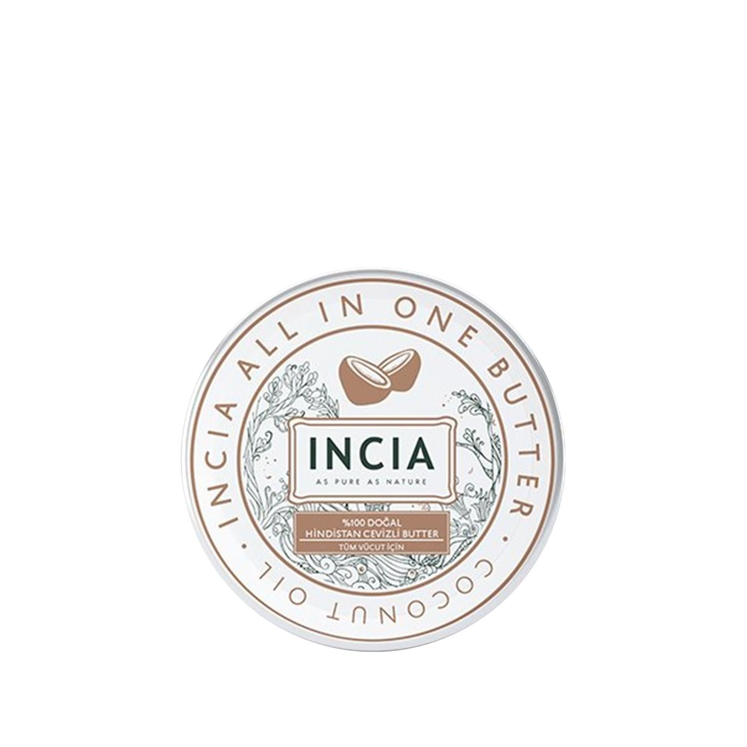 INCIA 100% Natural Coconut Butter for Skincare and Culinary Use - 1.69 fl oz, Organic Coconut Products
