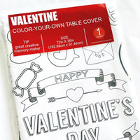 Valentines Coloring Tablecloth - BIG FRENCHIES