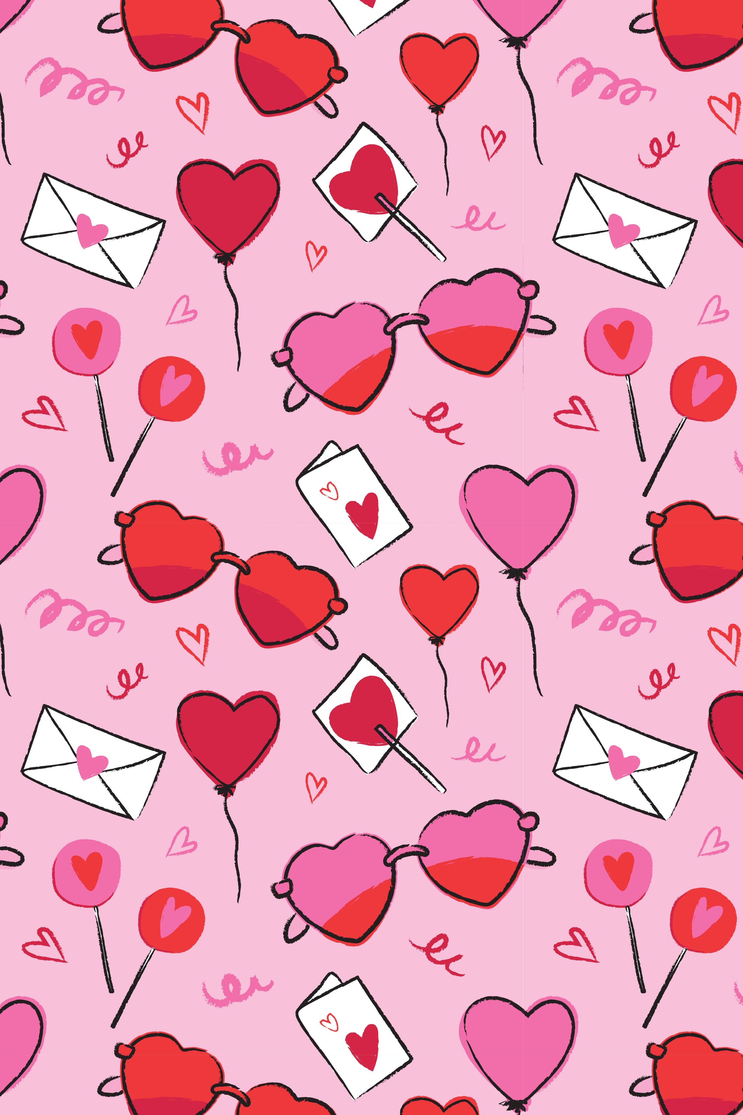 Soft & Stretchy Zipper Footie - Heart Party