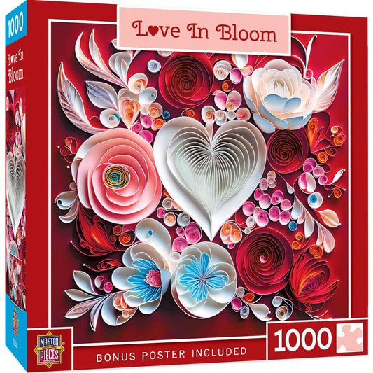 Valentine's Day - Love in Bloom 1000 Piece Jigsaw Puzzle | Masterpieces Puzzles - BIG FRENCHIES